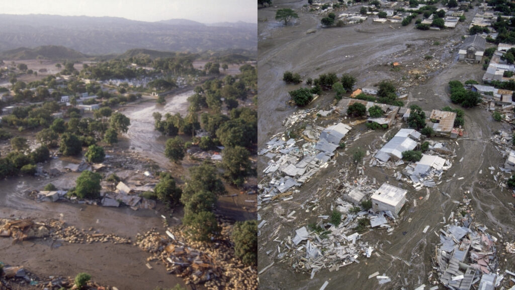 Armero después de la avalancha.
