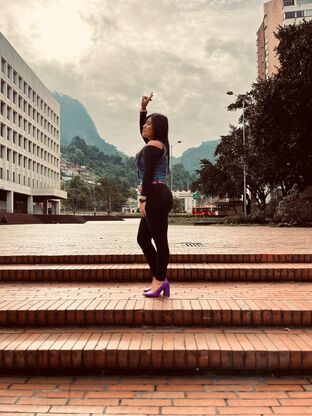 Otoño vibes con un toque de morado